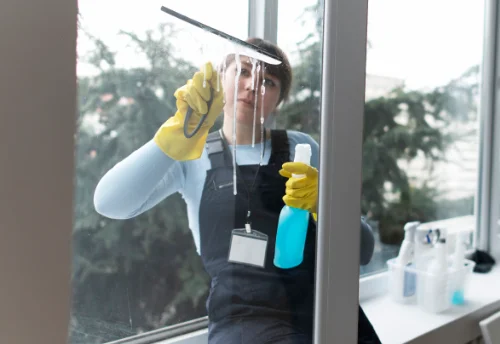 Nettoyage de vitres intérieures et extérieures aux Gonds